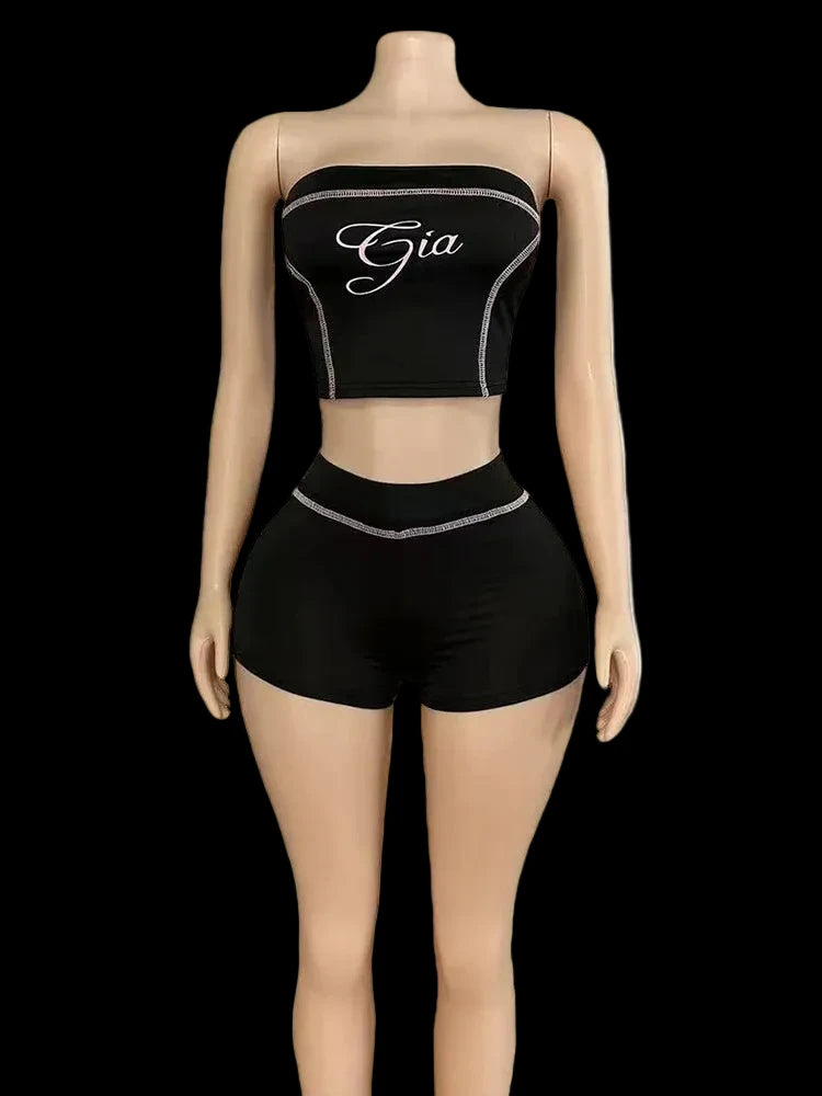 Strapless Twopiece Set