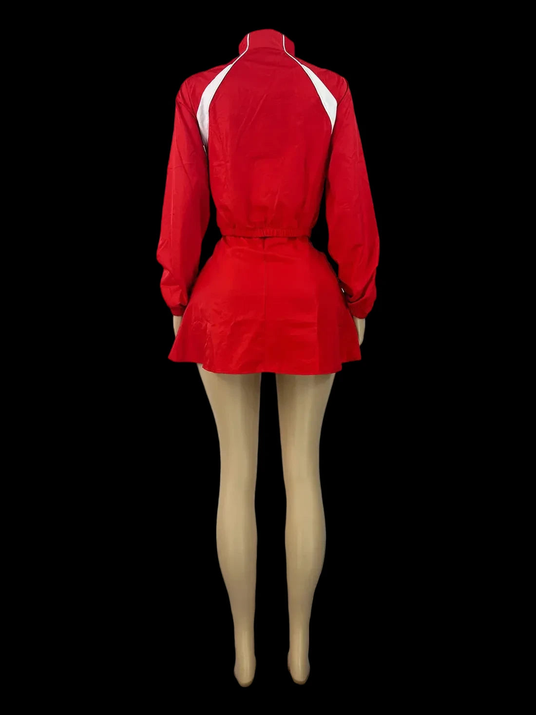 Zip Up Long Sleeve Two Piece Set